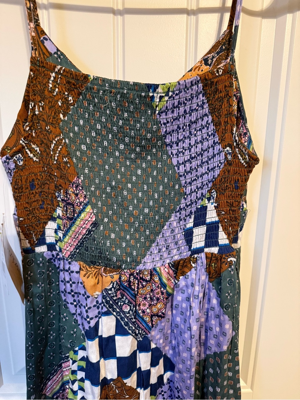 Rewind Patchwork Pattern Dress - Picture 6 of 7